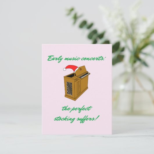 Olivia Orgel Weihnachten Strumpf (Stehend Vorderseite)