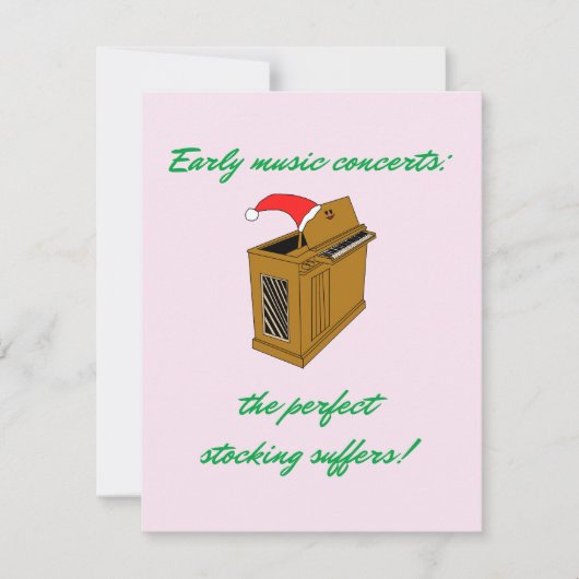 Olivia Orgel Weihnachten Strumpf (Vorderseite)