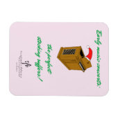 Olivia Orgel Weihnachten Strumpf Magnet (Horizontal)