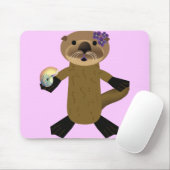 Olivia Otter Mousepad (Mit Mouse)