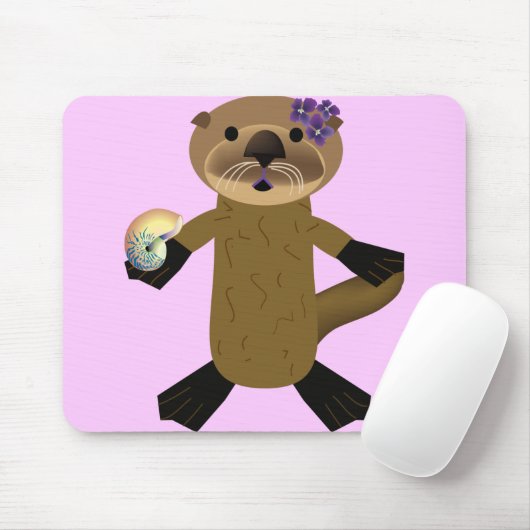 Olivia Otter Mousepad (Mit Mouse)