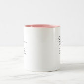 Olivia, Personalisierte Mädchenbezeichnung Definit Zweifarbige Tasse (Mittel)