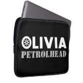 Olivia Petrol Head Laptopschutzhülle (Vorne Rechts)