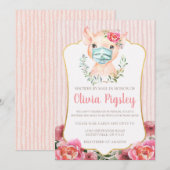Olivia Pigsley Baby Shower by Mail Einladung (Vorne/Hinten)