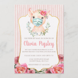Olivia Pigsley Baby Shower by Mail Einladung
