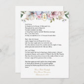 Olivia Prayer Cards (2) Einladung (Vorne/Hinten)