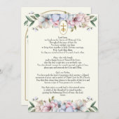 Olivia Prayer Cards Einladung (Vorne/Hinten)