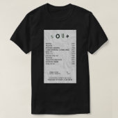 olivia rodrigo sour receipt  Poster T-Shirt (Design vorne)