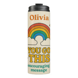 "OLIVIA SIE GOT DIESE ERMUTIGENDE BOTSCHAFT" THERMOSBECHER