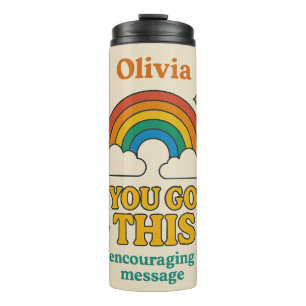 "OLIVIA SIE GOT DIESE ERMUTIGENDE BOTSCHAFT" THERMOSBECHER