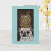 Olivia Steps Out-Karte Karte (Gelbe Blume)