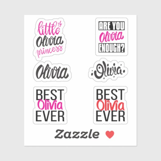 Olivia Sticker Pack (Blatt)