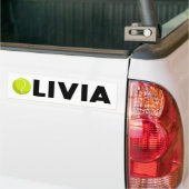 Olivia Tennis Autoaufkleber (Auf Lkw)