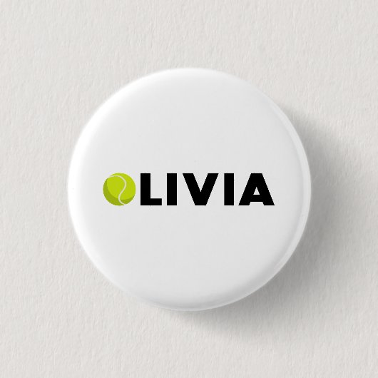 Olivia Tennis Button (Vorderseite)