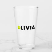 Olivia Tennis Glas (Vorderseite)