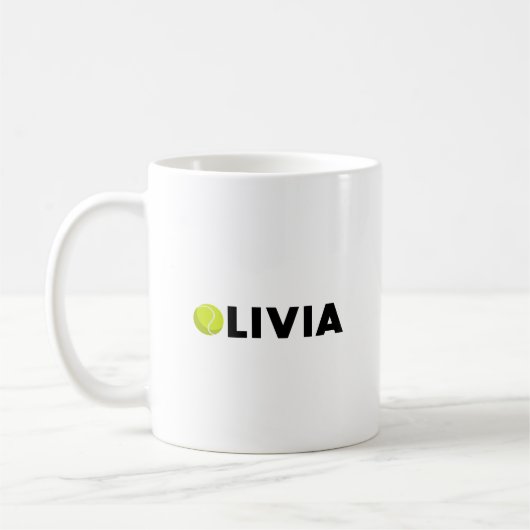 Olivia Tennis Kaffeetasse (Links)