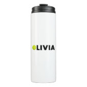 Olivia Tennis Thermosbecher (Vorderseite)