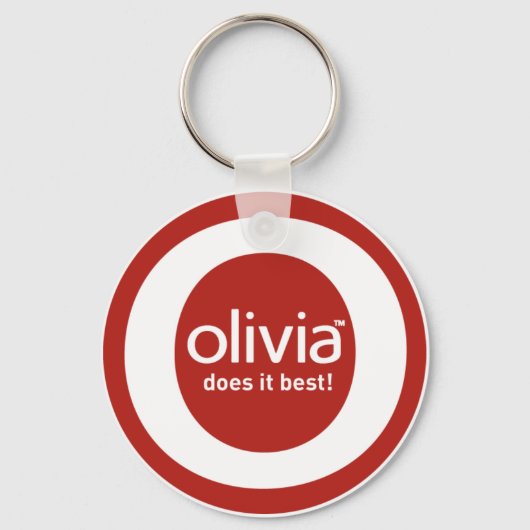 "Olivia tut es am besten" Schlüsselanhänger (Vorderseite)