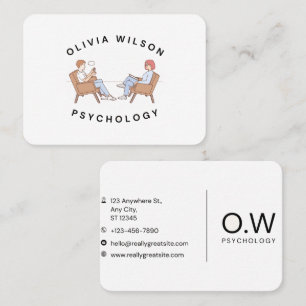Olivia Wilson Psychologie-Termin-Karte Terminkarte