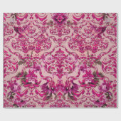 Olivia's romantisches Damaskenglühen Geschenkpapier (Flach)