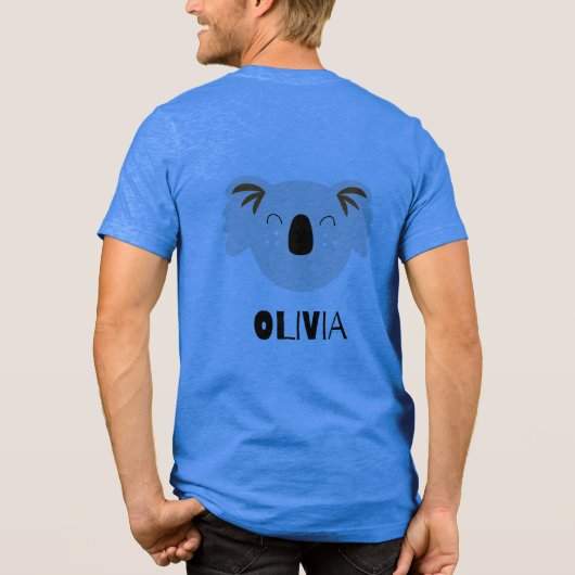 #OliviaT-Shirt Tri-Blend Shirt (Rückseite)