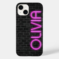 OLIVIEN in PINK Neon Lights