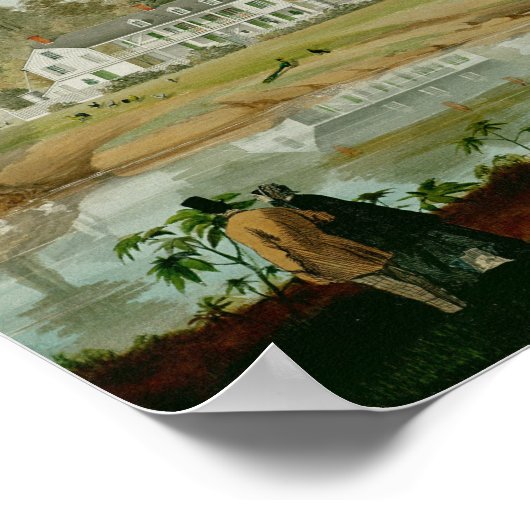 Olivier Plantation, 1861 Poster (Ecke)