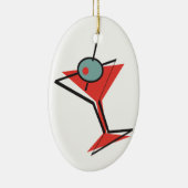 Olivmartini Keramikornament (Rechts)