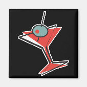 Olivmartini Magnet (Vorne)