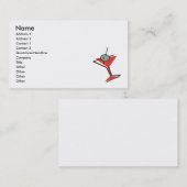 Olivmartini Visitenkarte (Vorne/Hinten)