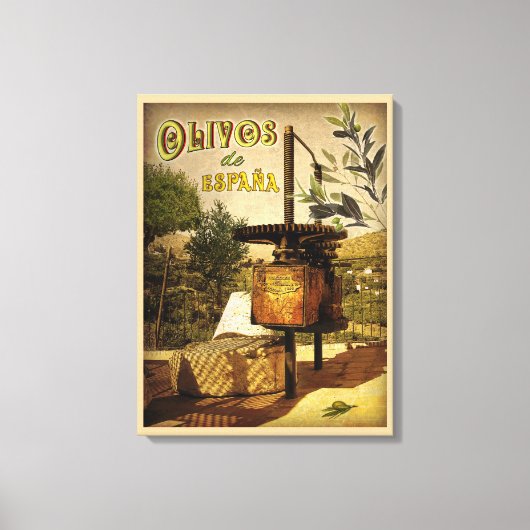 Olivos de España Leinwanddruck (Vorderseite)