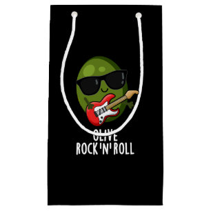 Olivrock and Roll Funny Rocker Olive Pub Dark BG Kleine Geschenktüte