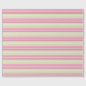 Olivrosa gestreift geschenkpapier (Flach)