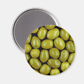 Olivstruktur Magnet (Vorderseite/Rückseite)