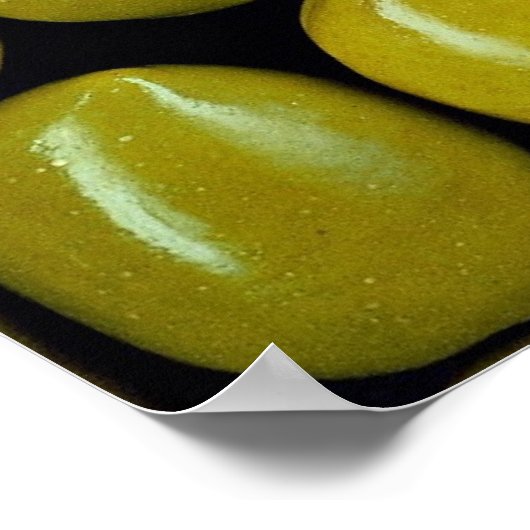 Olivstruktur Poster (Ecke)