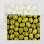 Olivstruktur Postkarte (Vorne/Hinten)