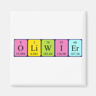 Oliwier Periodenmagnet Magnet