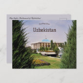 Oliy Majlis Parlament von Usbekistan Postkarte (Vorne/Hinten)
