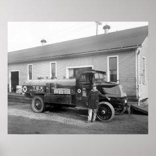 Ölkonzern-LKW, frühe 1900s Poster