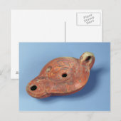 Öllampe aus Milo Postkarte (Vorne/Hinten)