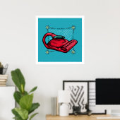 Öllampe Menorah Poster (Heimbüro)