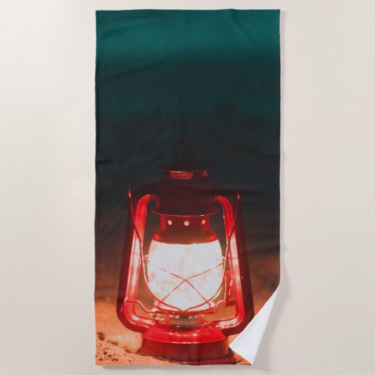 Öllampe Strandtuch (Vorderseite)