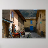 Ollantaytambo, Peru, Museumsstraße Poster (Vorne)