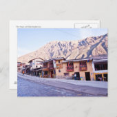 Ollantaytambo Postkarte (Vorne/Hinten)