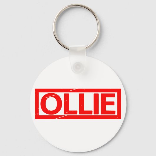 Ollie Briefmarke Schlüsselanhänger (Vorderseite)