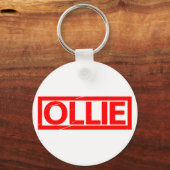 Ollie Briefmarke Schlüsselanhänger (Vorderseite)
