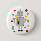 Ollie der Roboter Button (Vorderseite)