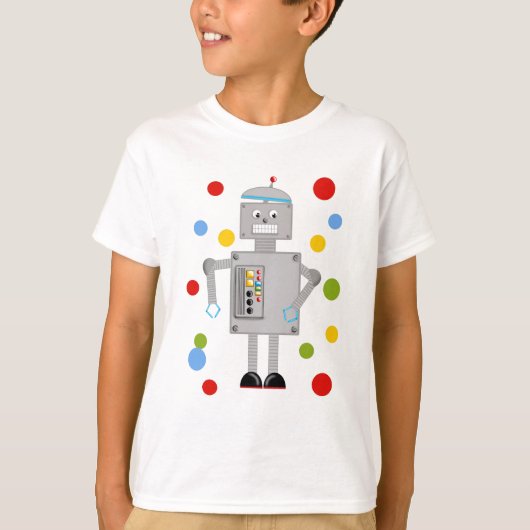 Ollie der Roboter T-Shirt (Vorderseite)
