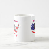 Ollie für Präsidenten Kaffeetasse (Mittel)