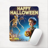 OLLIE ~ Happy Halloween ~ Mousepad (Mit Mouse)